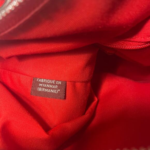 Coach Tyler Tote Pebble Leather Bag in Cherry Red (F54687) - Picture 8 of 12